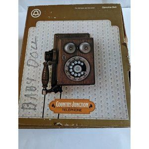WESTERN ELECTRIC”Country Junction”NOSTALGIC ROTARY WALL PHONE FROM 1981,see pics